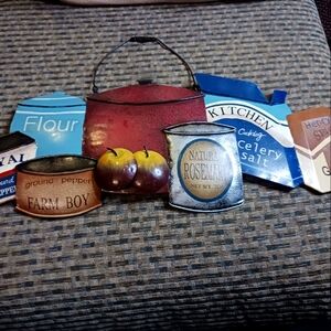 This is a unique Metal Kitchen Decor